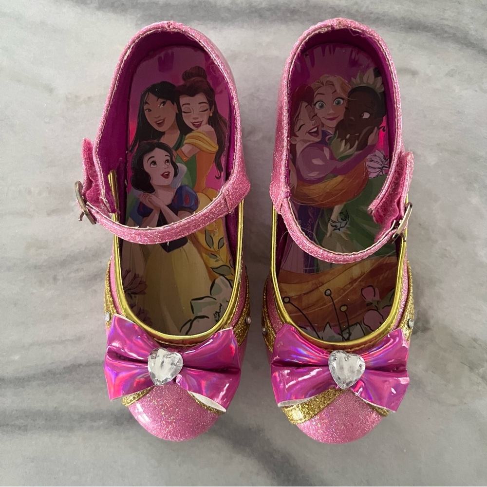 Disney Princess Pink Glitter Shoes